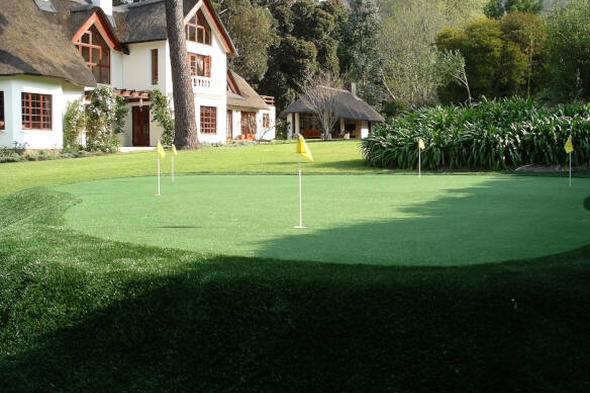 Charlotte backyard putting green